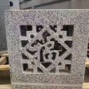 宿迁 芝麻白花岗岩镂空雕花灯笼