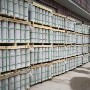 宿迁 芝麻白挡车柱、阻车桩、隔离柱