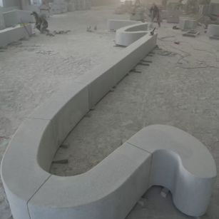 宿迁 花岗岩整石坐凳拼装