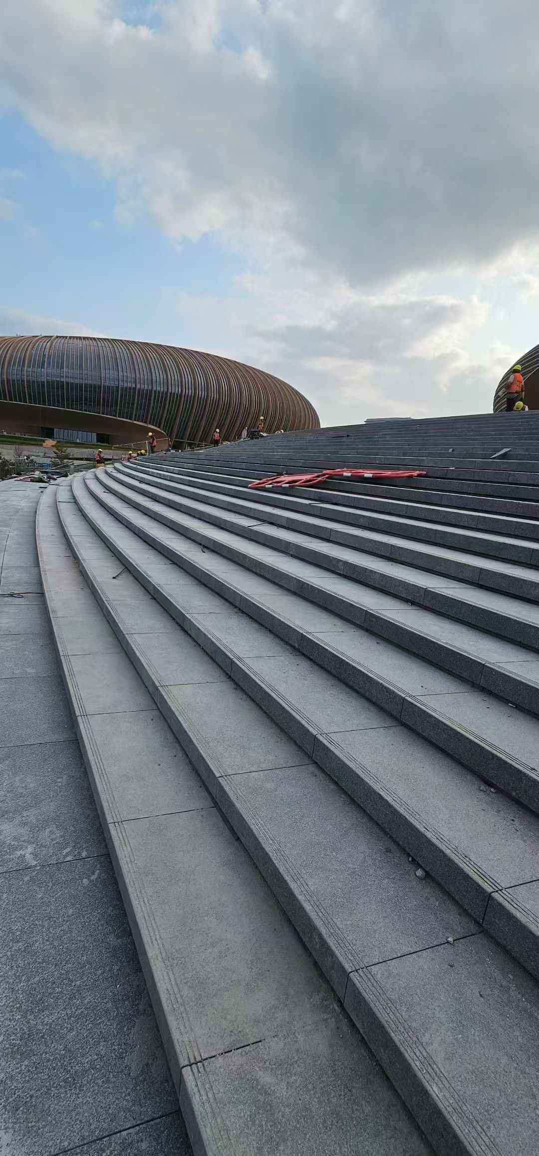 宿迁 弧形整石台阶铺装效果图