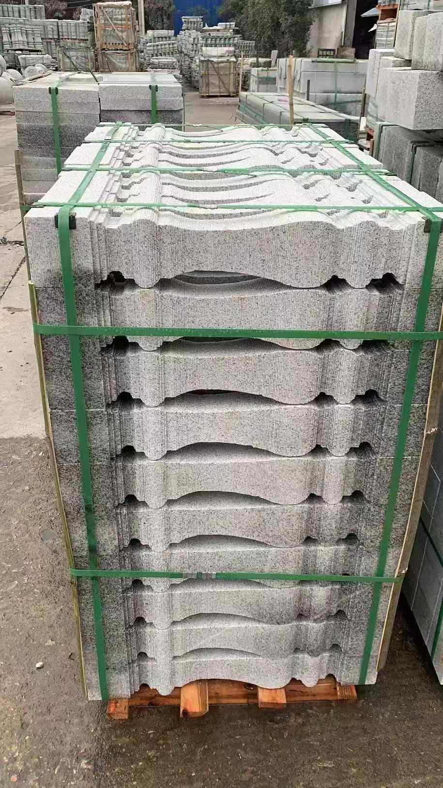宿迁 芝麻白方形拉丝面，栏杆花瓶柱