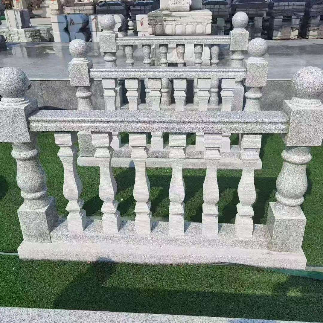 宿迁 别墅石材栏杆特写