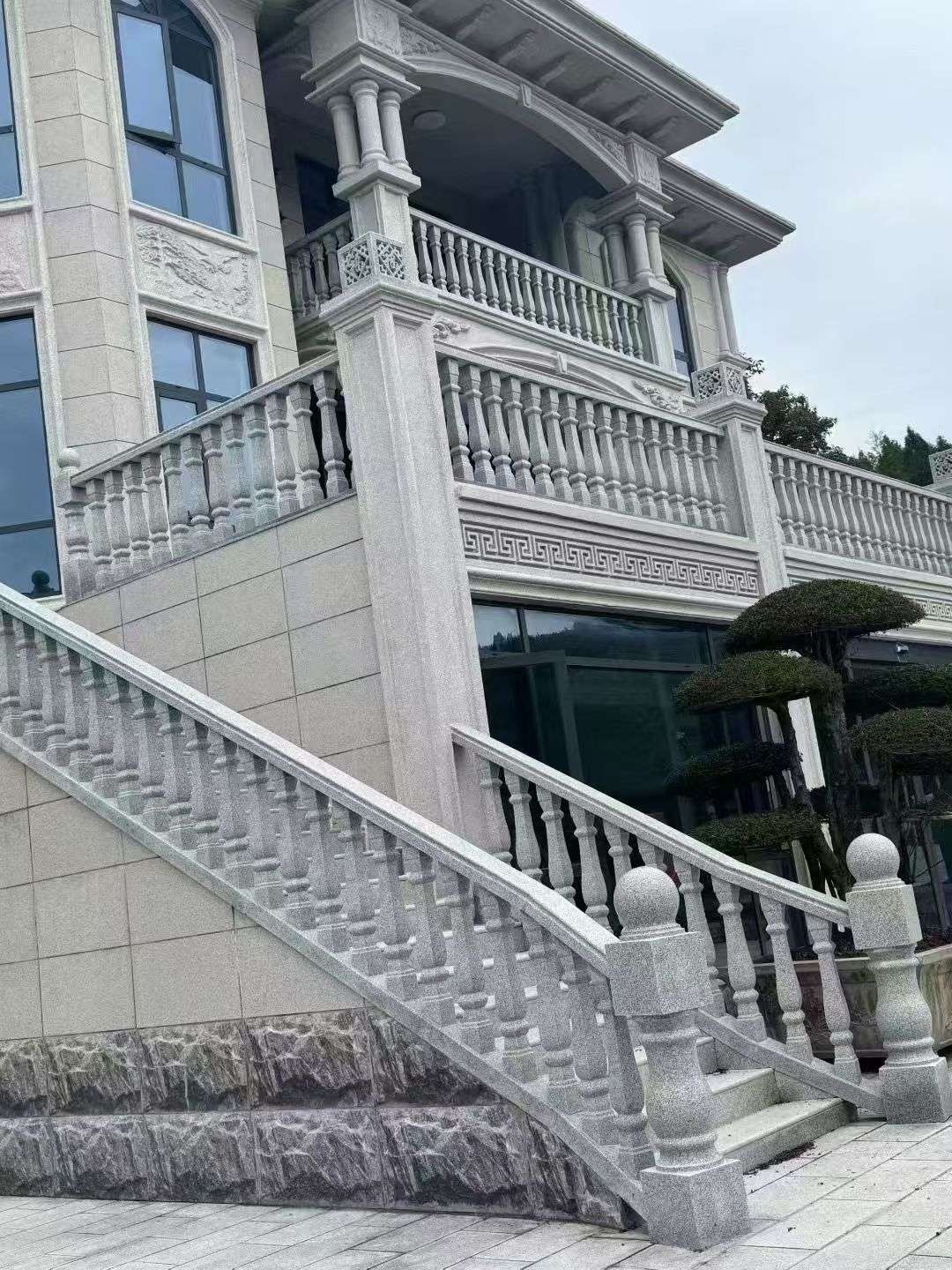 宿迁 芝麻白别墅，栏杆