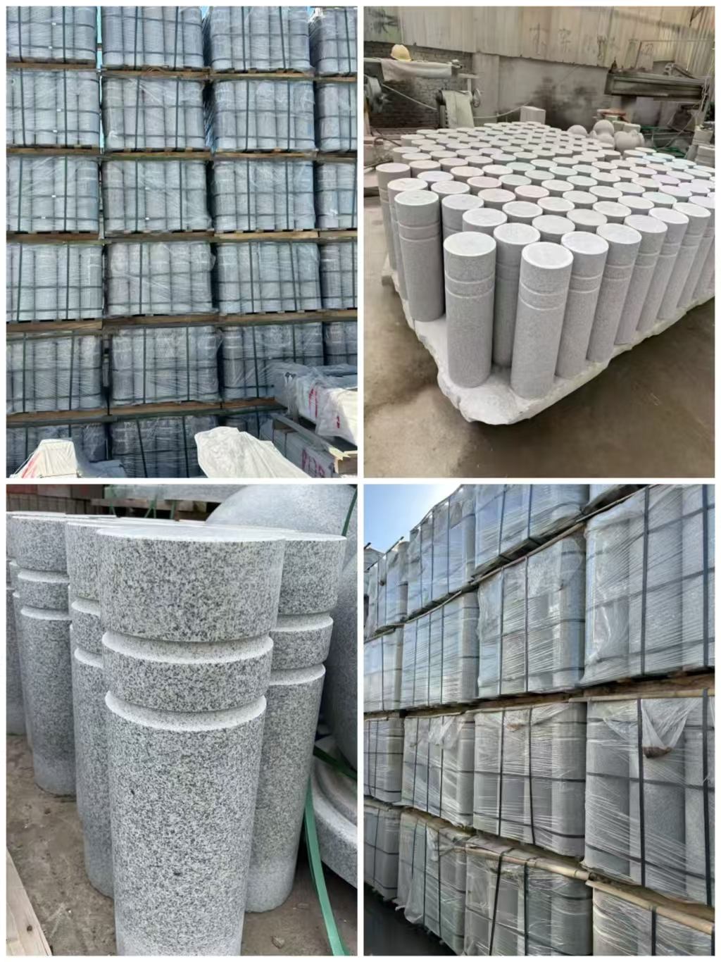 宿迁 芝麻白花岗岩挡车柱、隔离柱多少钱